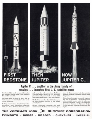 Chrysler Corporation Rocket Advertisement