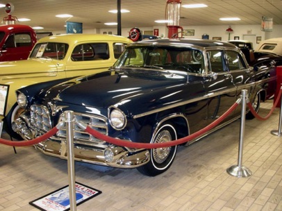 Dwight Einsenhower’s 1956 imperial in a museum in Florida